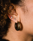 Leopard Hoops