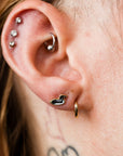 Slightly Imperfect Loon Studs