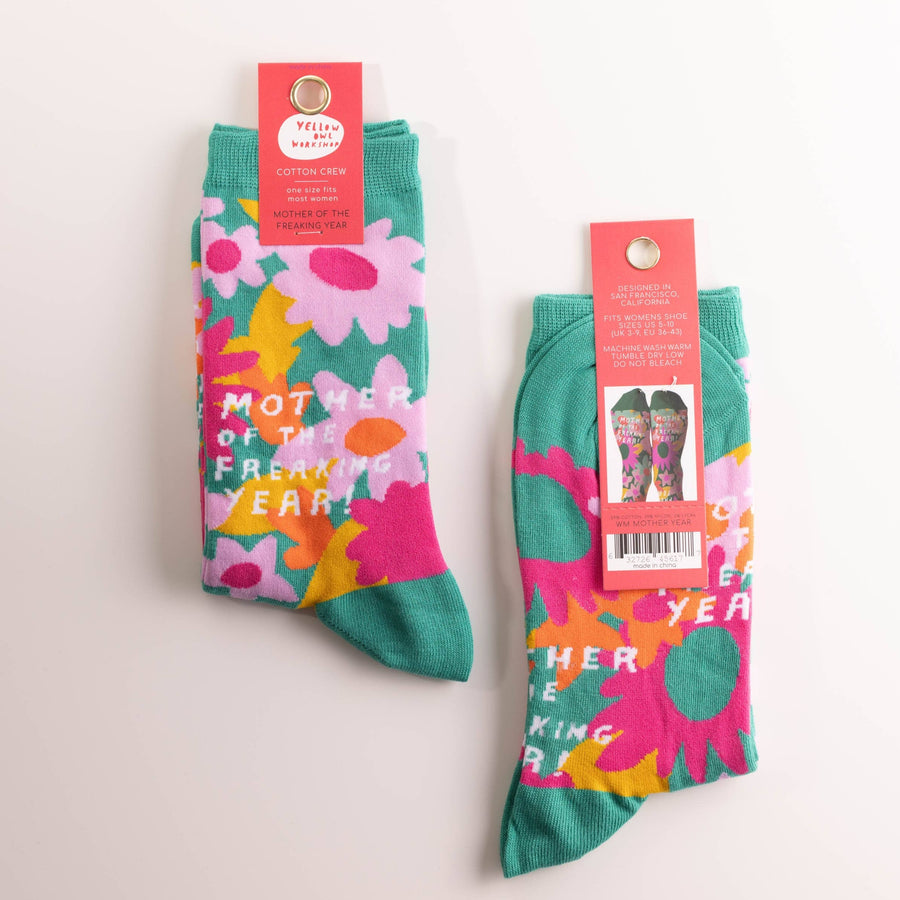 Mother of the Freakin Year Socks
