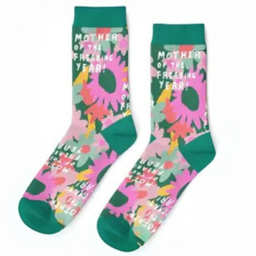 Mother of the Freakin Year Socks