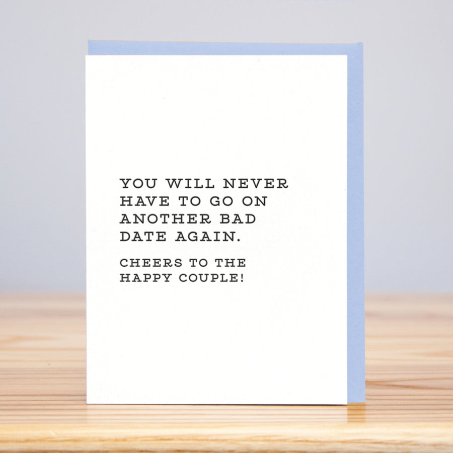 Card with humorous text on a light gray background