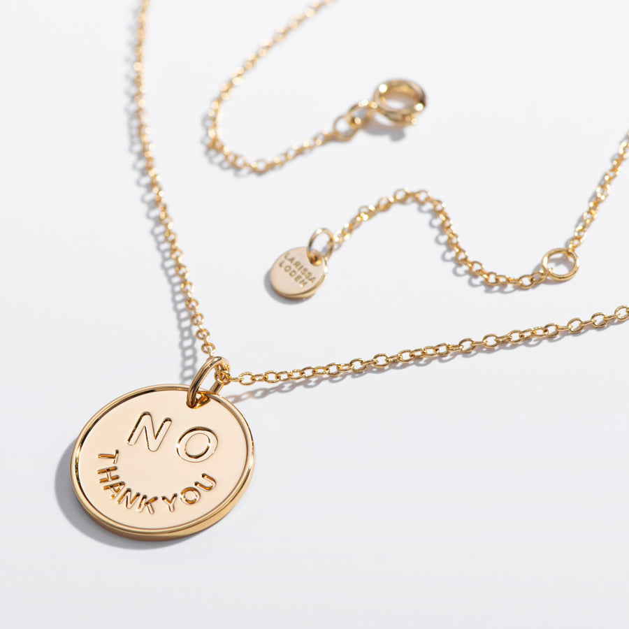 No Thank You Necklace | Jewelry For How You Really Feel | Larissa