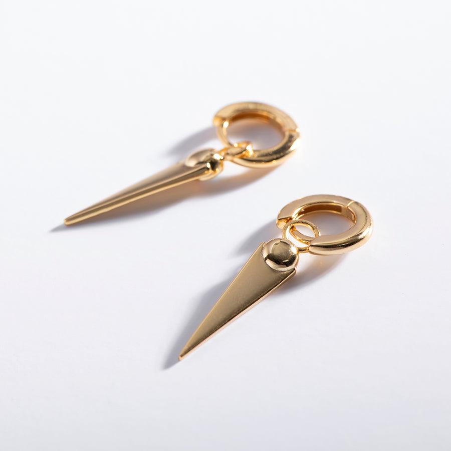 Opal Drop Huggie Hoops