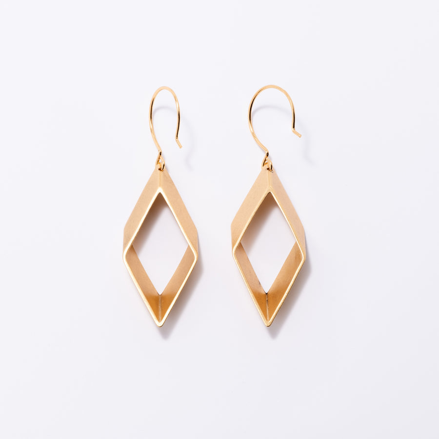 Open Diamond Earrings