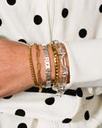 Pyramid Spike Cuff Bracelet