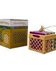 Record Crate Ornament