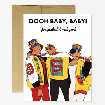 Salt N Pepa New Baby Card