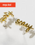 Spooky Scary Script Studs