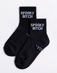 Spooky Bitch Quarter Crew Socks
