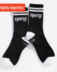 Slightly Imperfect Sporty Athletic Crew Socks