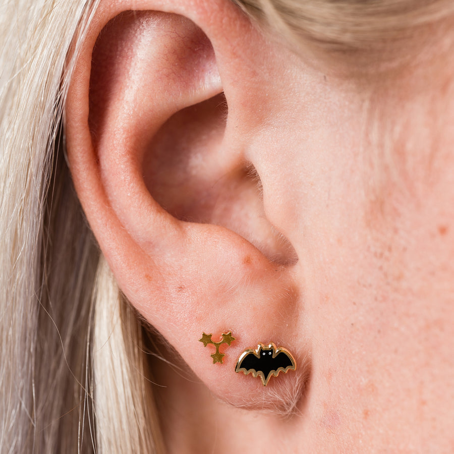 Star Trio Flat Back Studs