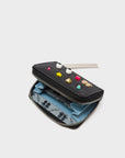 Studded Small Zip Around Wallet