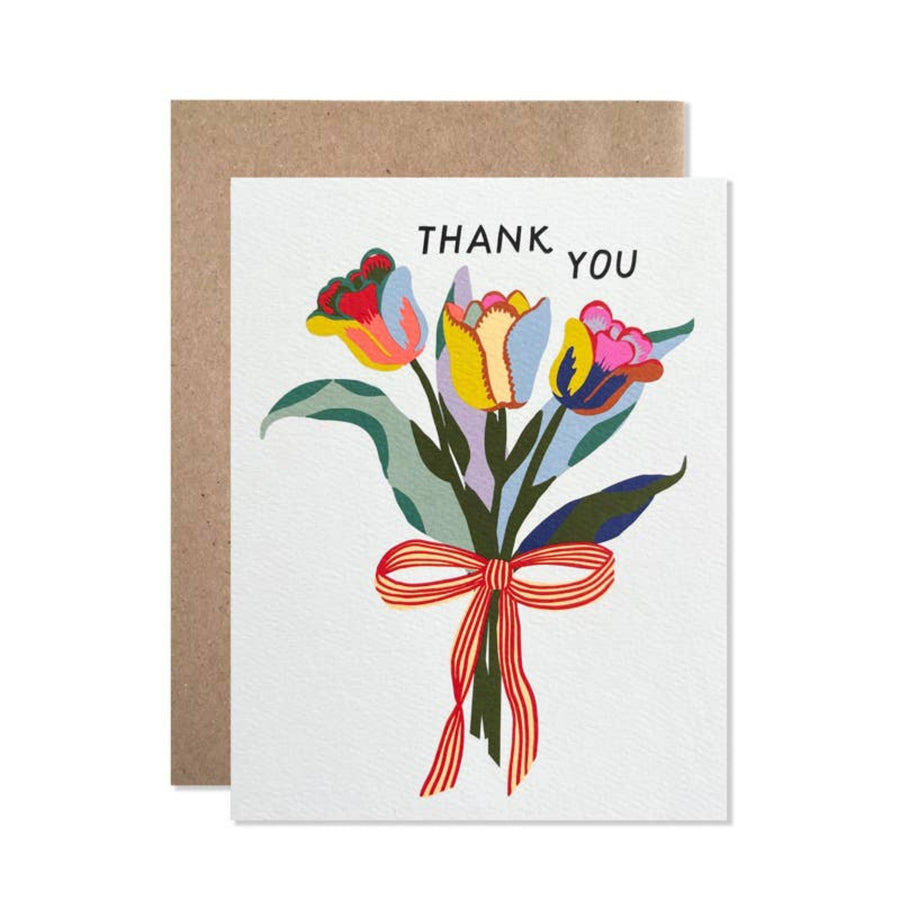 Tulips Thank You Card