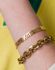 Vote Vote Vote Chain Bracelet