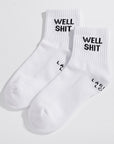 Well Shit Quarter Crew Socks