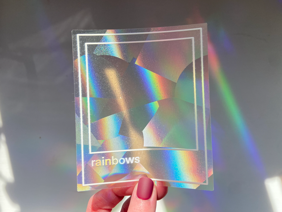 Rainbow Suncatcher Sticker