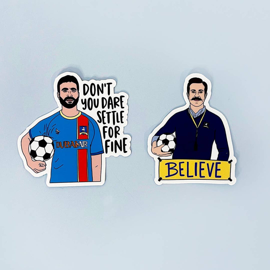 Believe Lasso Sticker