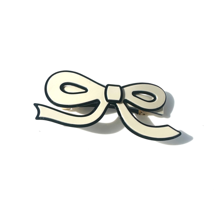 Bow French Barrette Clip