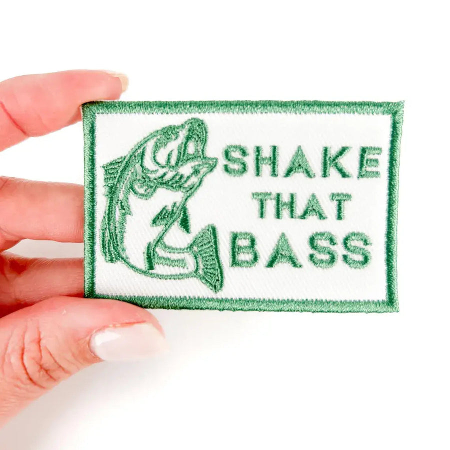 Shake That Bass Embroidered Patch
