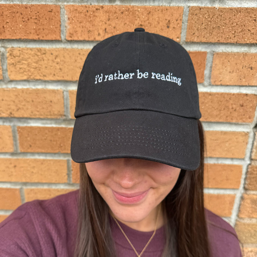 I'd Rather Be Reading Baseball Hat