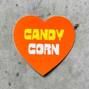Candy Corn Vinyl Sticker