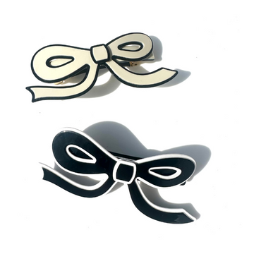 Bow French Barrette Clip