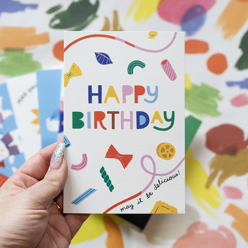 Birthday Pasta Card