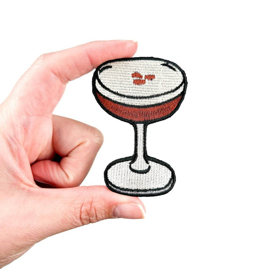 Espresso Martini Embroidered Patch