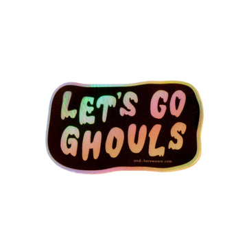 Let's Go Ghouls Vinyl Sticker