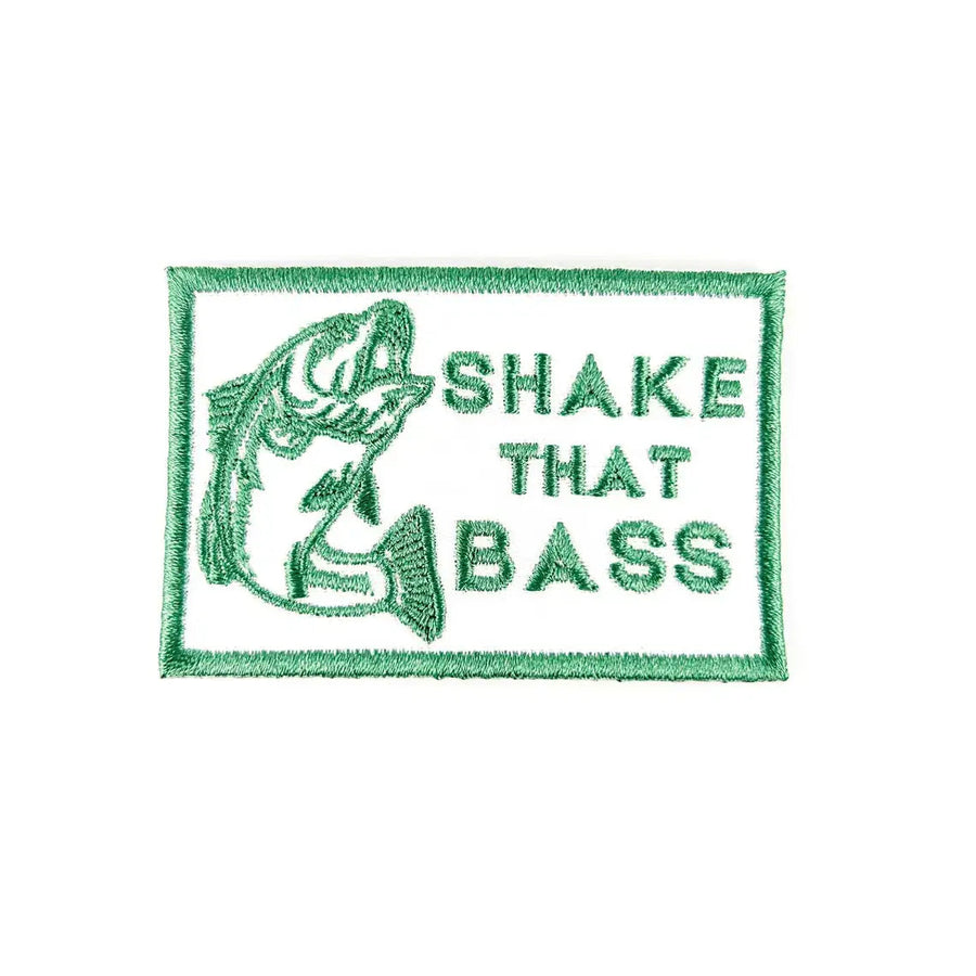 Shake That Bass Embroidered Patch