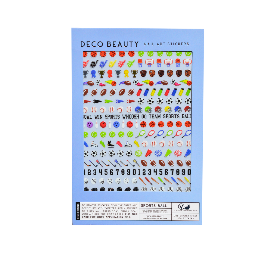 Sportsball Nail Art Stickers