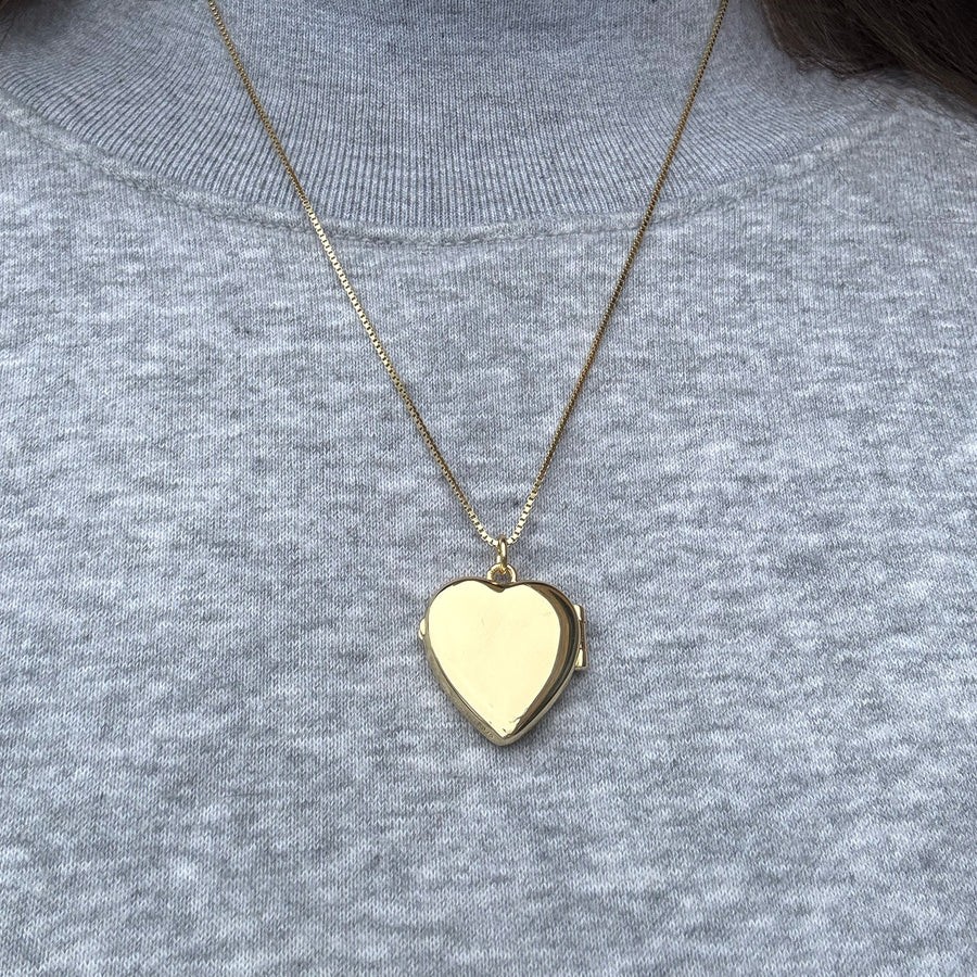 Daphne Heart Locket Necklace