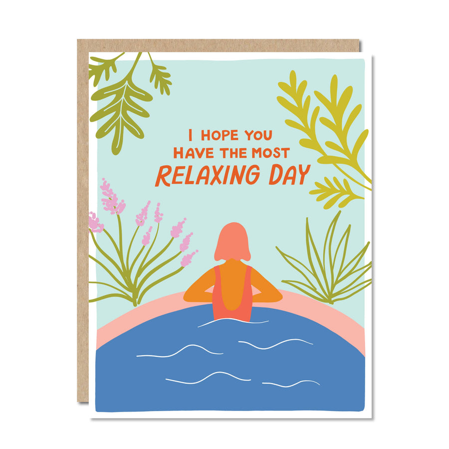 Relaxing Day Birthday Card