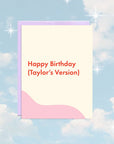 Happy Birthday (Taylor's Version) Card