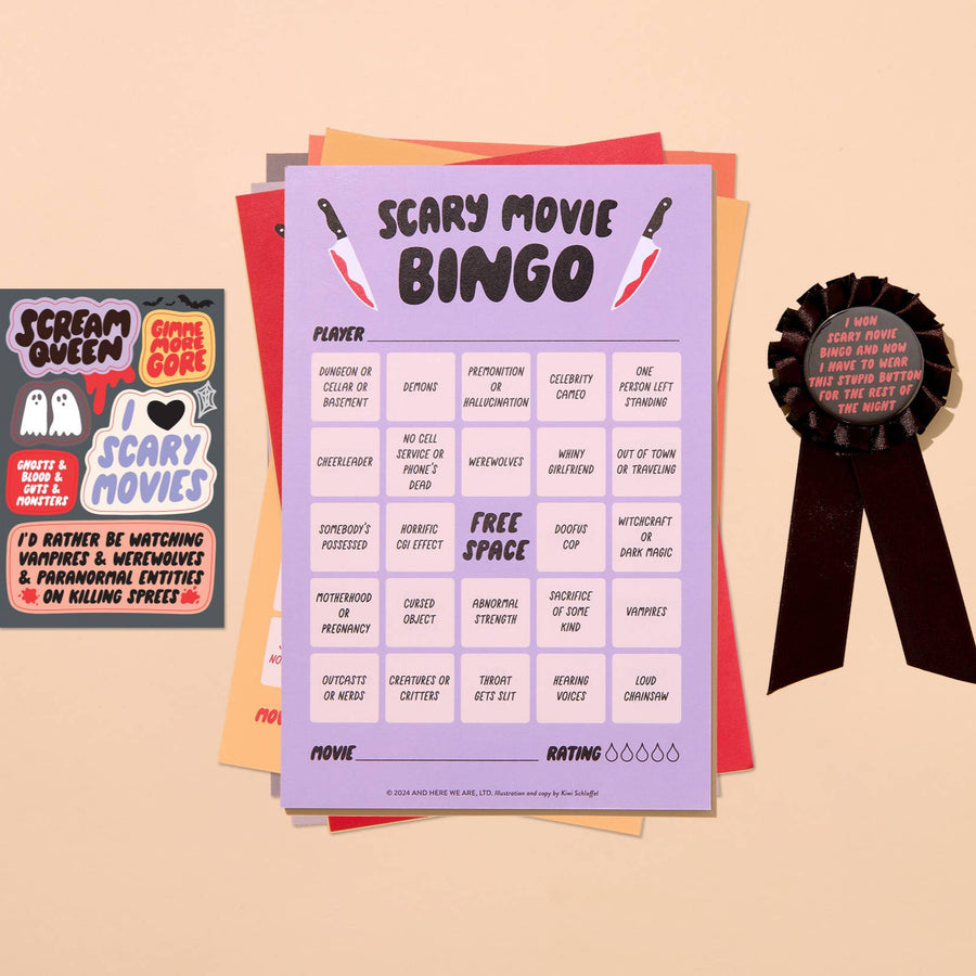 Scary Movie Bingo