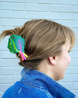 Rainbow Chard Hair Claw