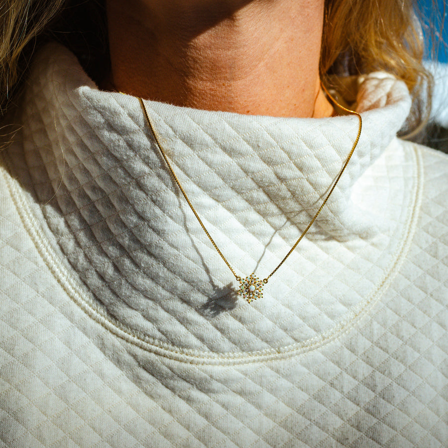 Snow Queen Snowflake Necklace