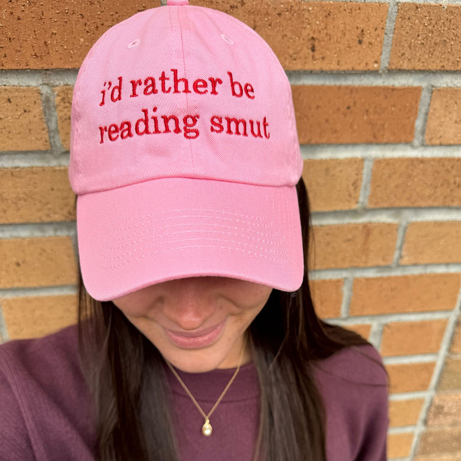 I'd Rather Be Reading Baseball Hat