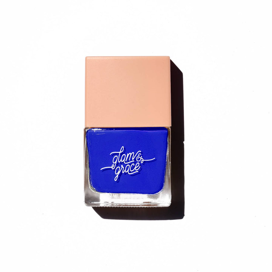 Non-Toxic Nail Polish in Cobalt by Glam & Grace