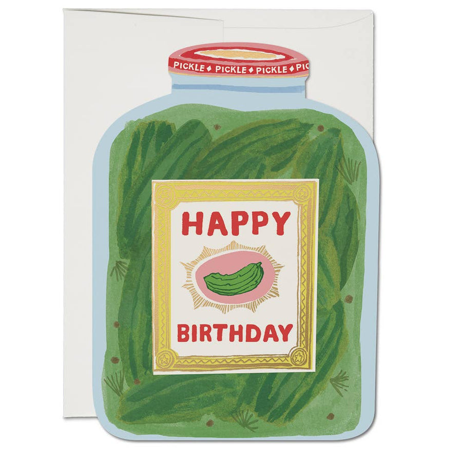 Pickle Jar Birthday Card