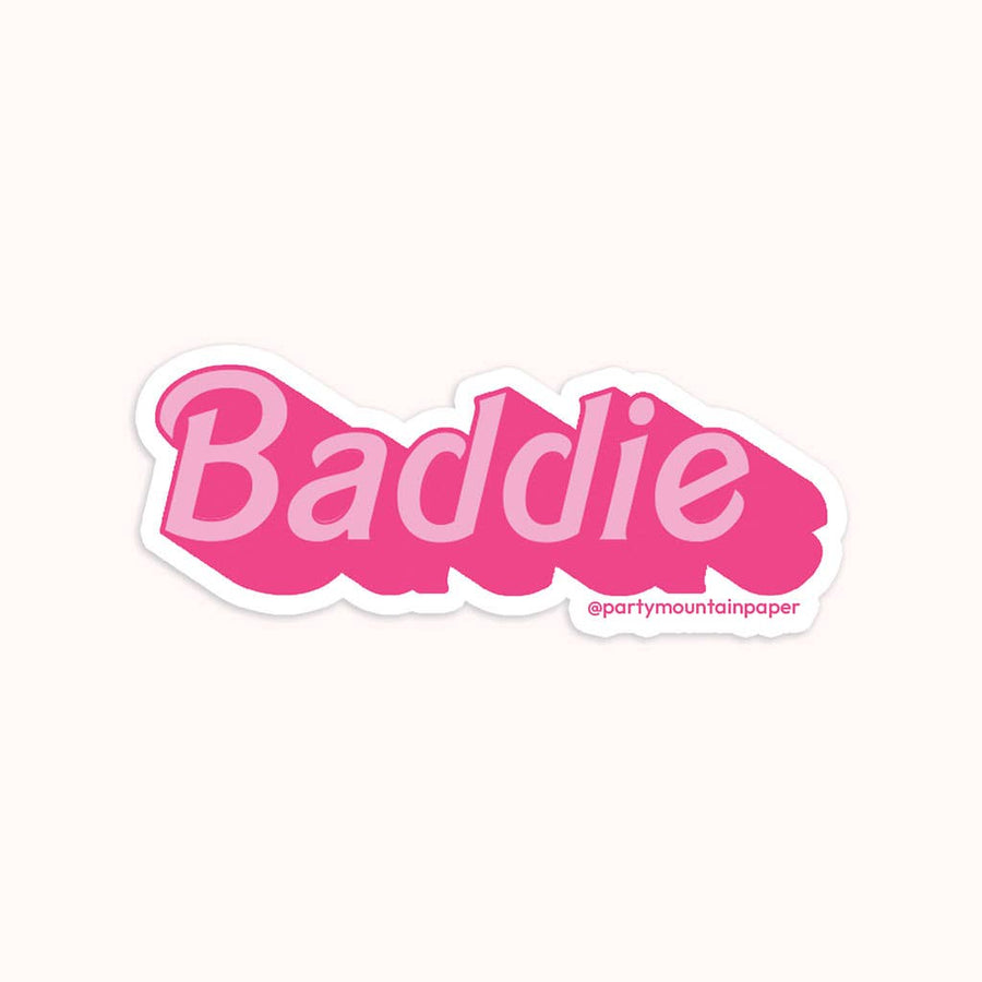 Baddie Sticker by Party Mountain Paper