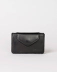 Harmonica Leather Wallet in Black