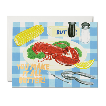All Butter Lobster Love Card