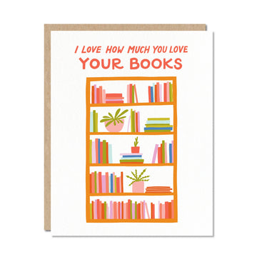 Love Your Books Card by Odd Daughter Paper Co