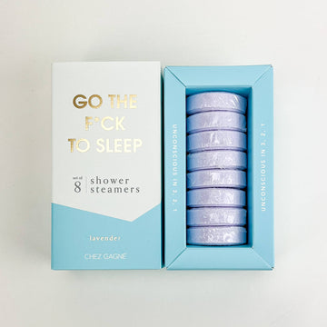 Go The F*ck To Sleep Shower Steamers by Chez Gagné