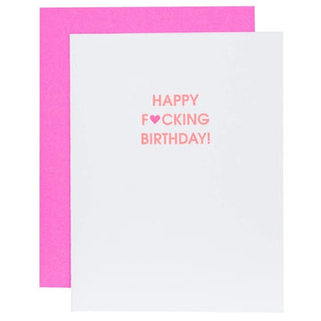 Happy Fucking Birthday Card by Chez Gagné