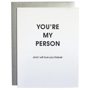 You're My Person Love Card by Chez Gagné