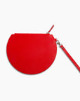 3/4 Moon Clutch in Red
