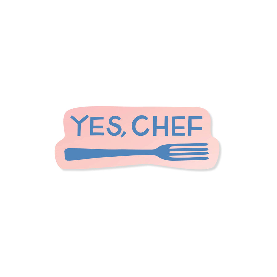 Yes, Chef Sticker by Odd Daughter Paper Co.
