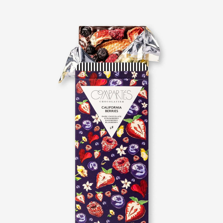 California Berries Dark Chocolate by Compartes Chocolate